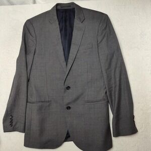 J Crew Ludlow Suit Jacket Mens 38R Gray Wool 2 Button Slim Fit Tollegno 1900